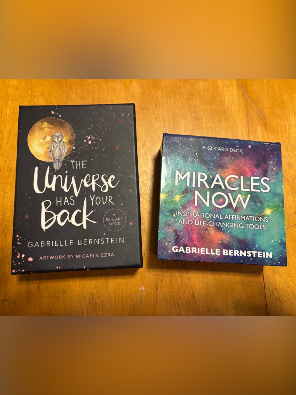Gabrielle Bernstein art and inspo card decks